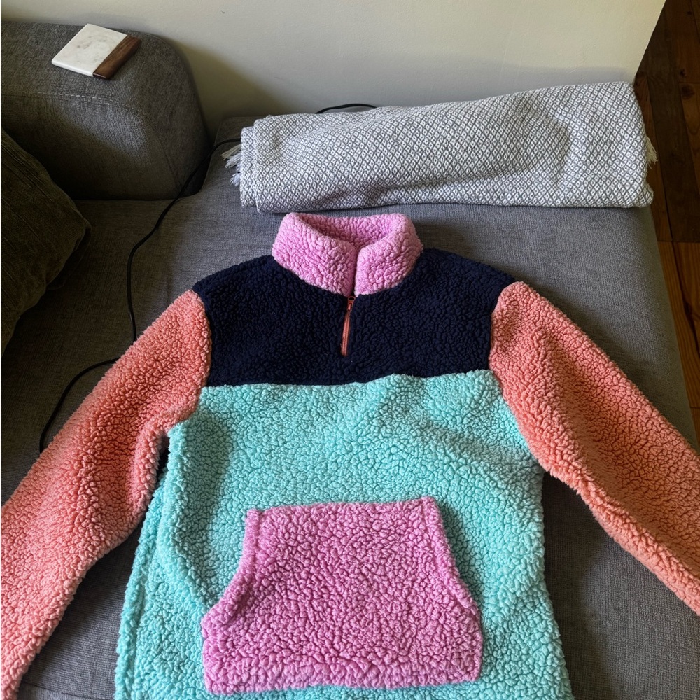 Crown & Ivy Colorblock Sherpa Jacket